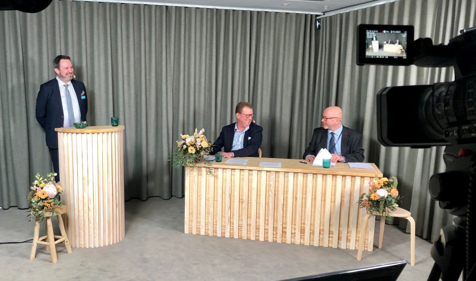 Från Sobonadagen 2021. Per Nordenstam, Mats Rostö och Göran Holm.